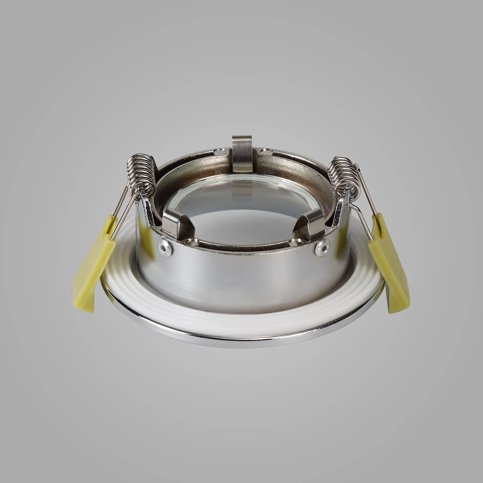 Bruve GU10 Recessed Round Polished Chrome IP65 Downlighter, Cut-Out 68mm DX200402  Dlux Bruve IP65